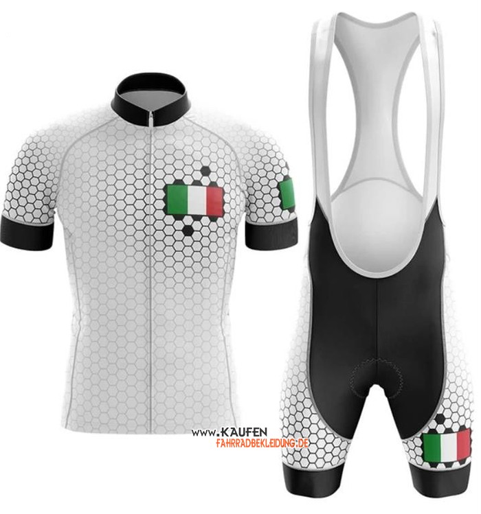 Italien Kurzarmtrikot 2020 und Kurze Tragerhose Wei (4)